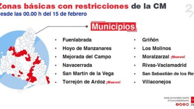 Todas las zonas y municipios de Madrid con restricciones de movilidad