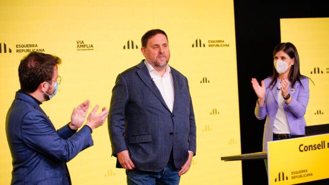 Pere Aragonés y Oriol Junqueras Pere Aragonés y Oriol Junqueras