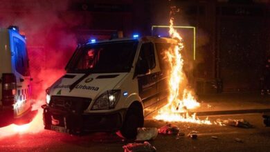 Prisión para los ocho detenidos por los disturbios del sábado en Barcelona