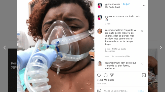 La influencer negacionista brasileña fallecida por coronavirusYgona Moura. ygona-moura-muerte-928x538