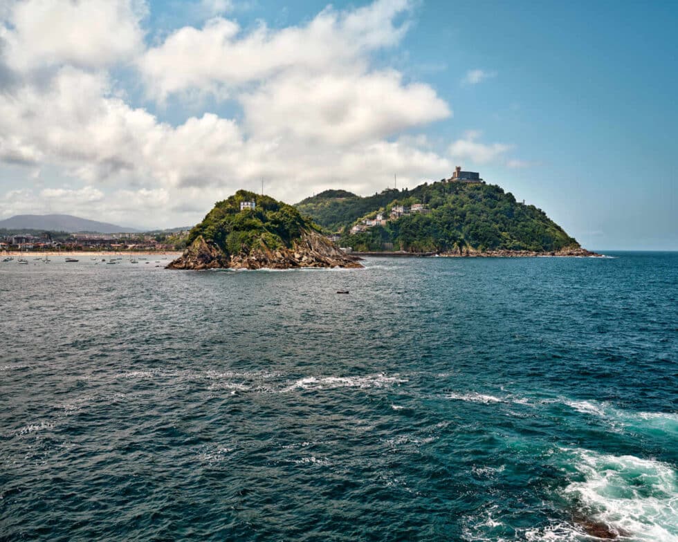 vista de Isla de Santa Catalina desde el mar