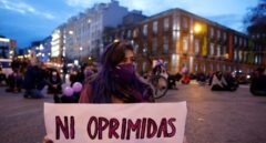 La pandemia no acalla las reivindicaciones feministas, entre mascarillas, distancias y algunos incidentes