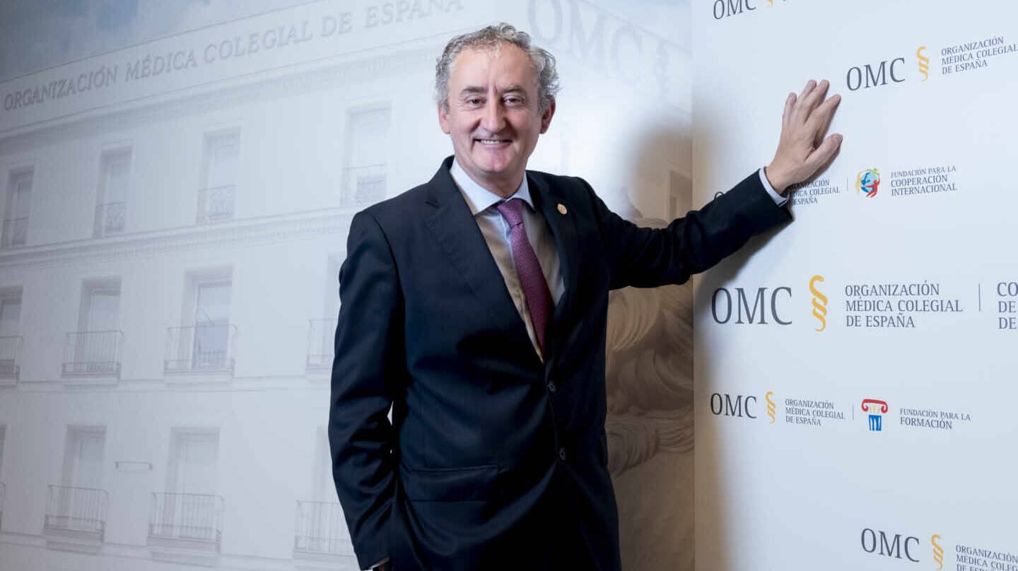 Tomás Cobo, presidente de la Organización Médica Colegial.