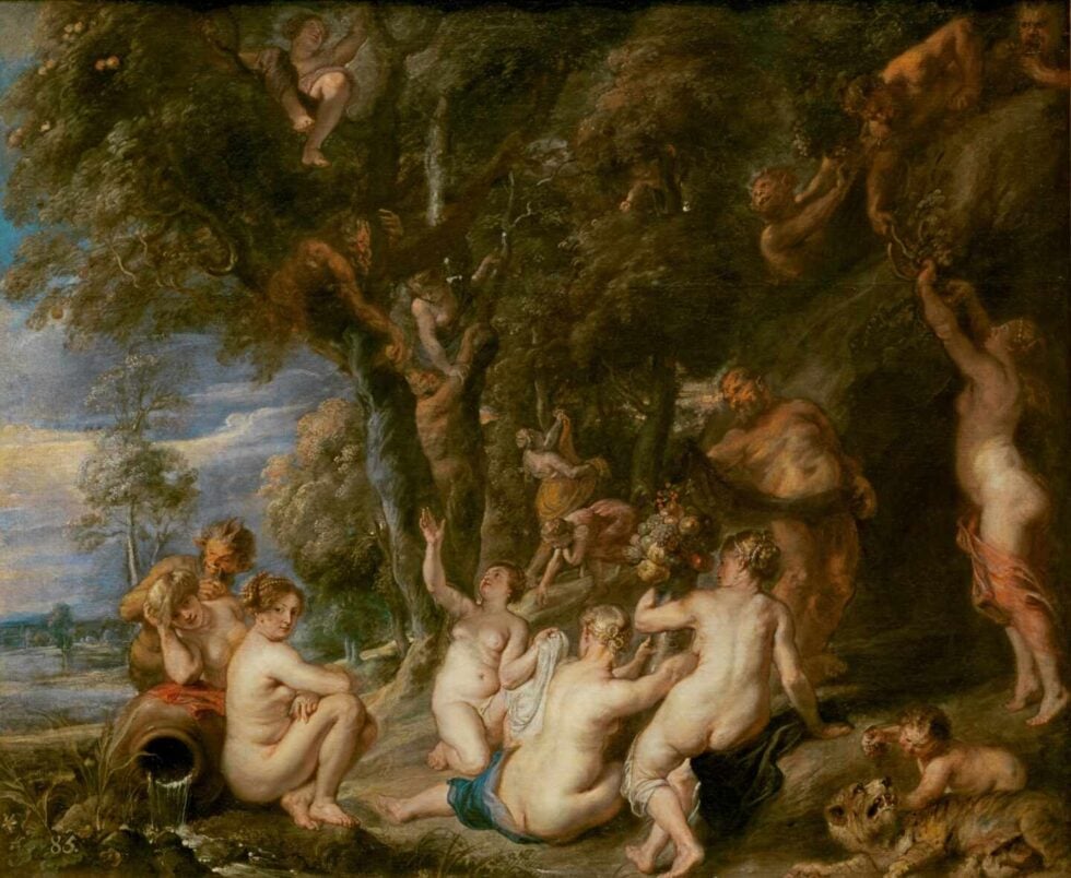 Ninfas y sátiros, Pedro Pablo Rubens