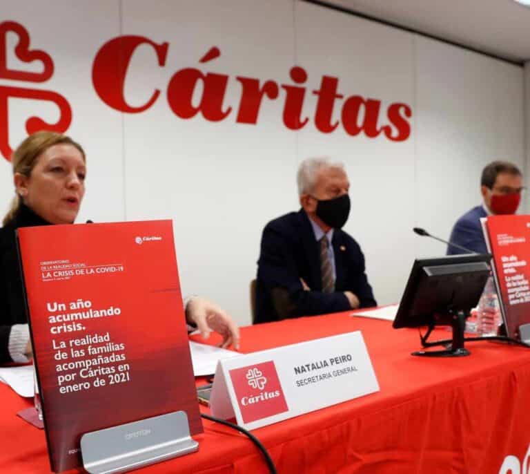 Una de cada tres personas que acudió a Cáritas en la pandemia lo hizo por primera vez