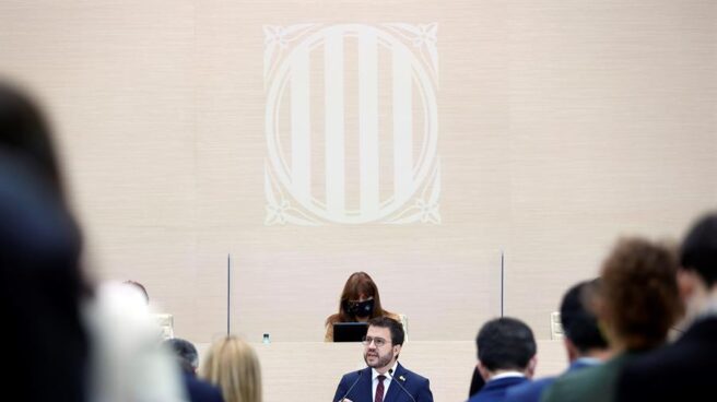 Pere Aragonés investidura Pere Aragonés abre el debate para su investidura