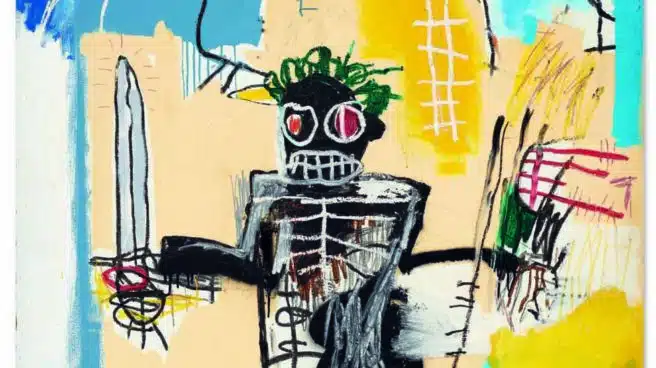 El 'Guerrero' de Basquiat se convierte en la obra más cara subastada en Asia