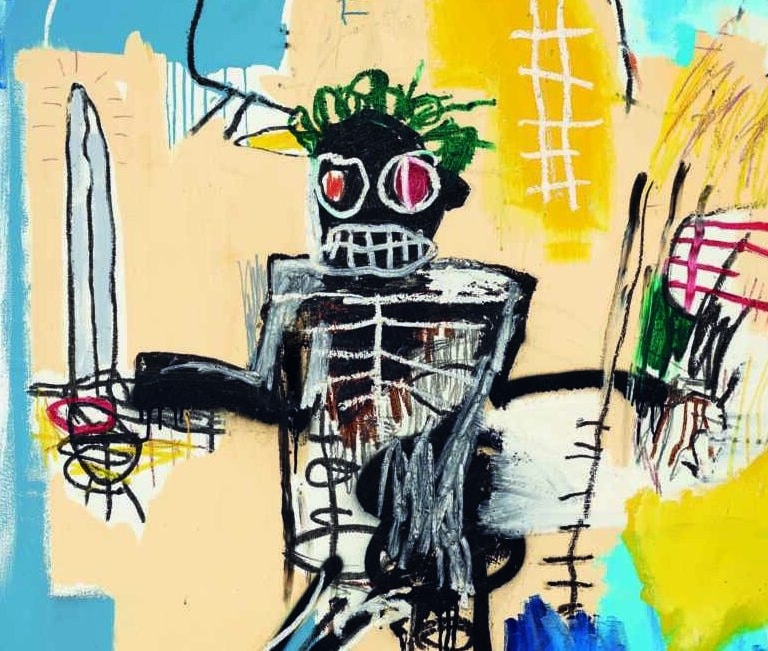 El 'Guerrero' de Basquiat se convierte en la obra más cara subastada en Asia