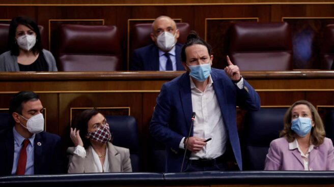 Pablo Iglesias, en el Congreso.