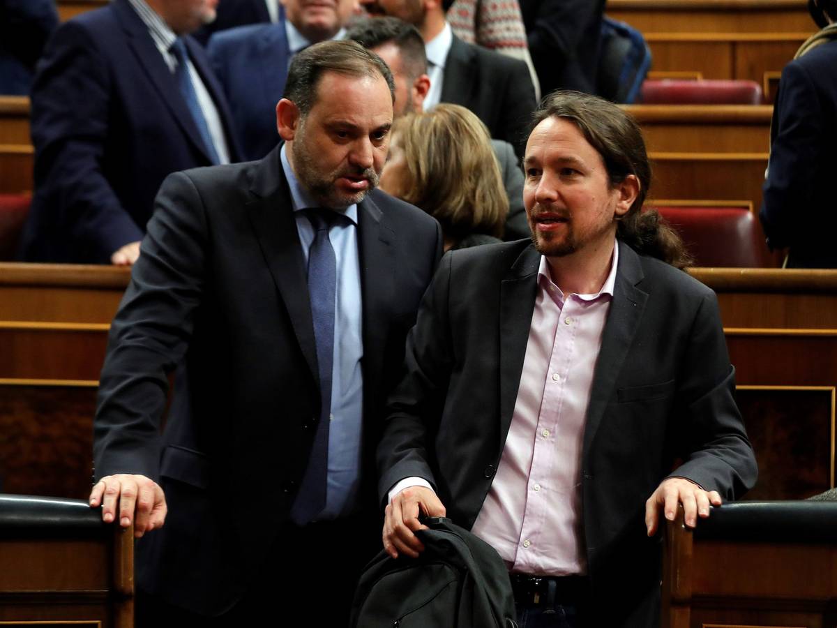 José Luis Ábalos y Pablo Iglesias