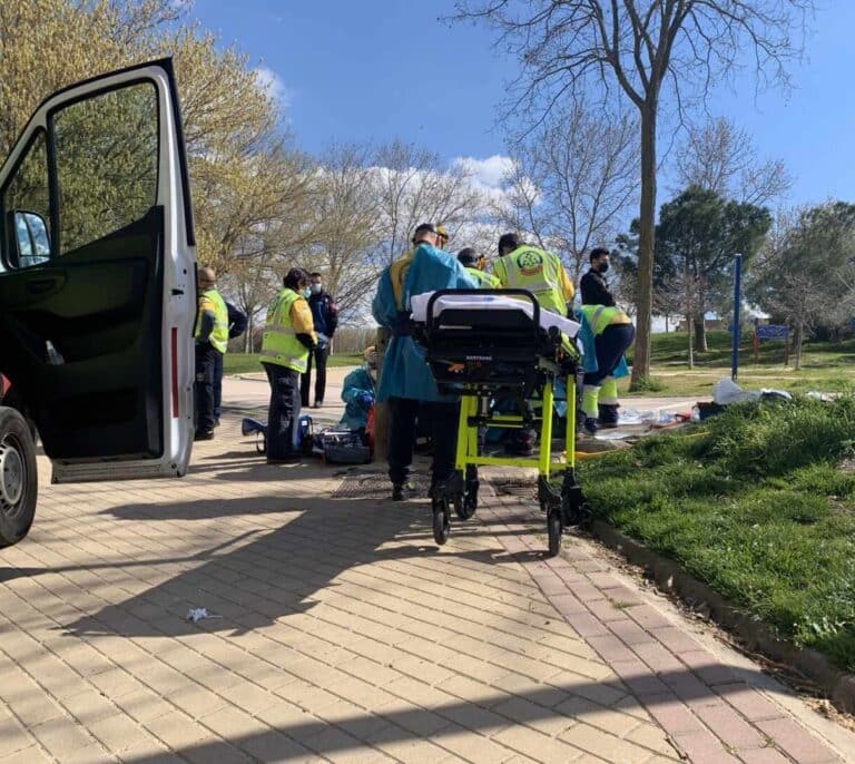 Atropellada en un carril bici de Madrid una mujer de 79 años por un patinador que se dio a la fuga