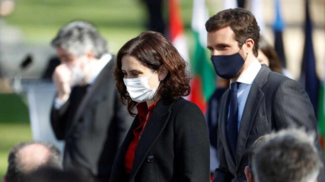Isabel Díaz Ayuso y Pablo Casado.
