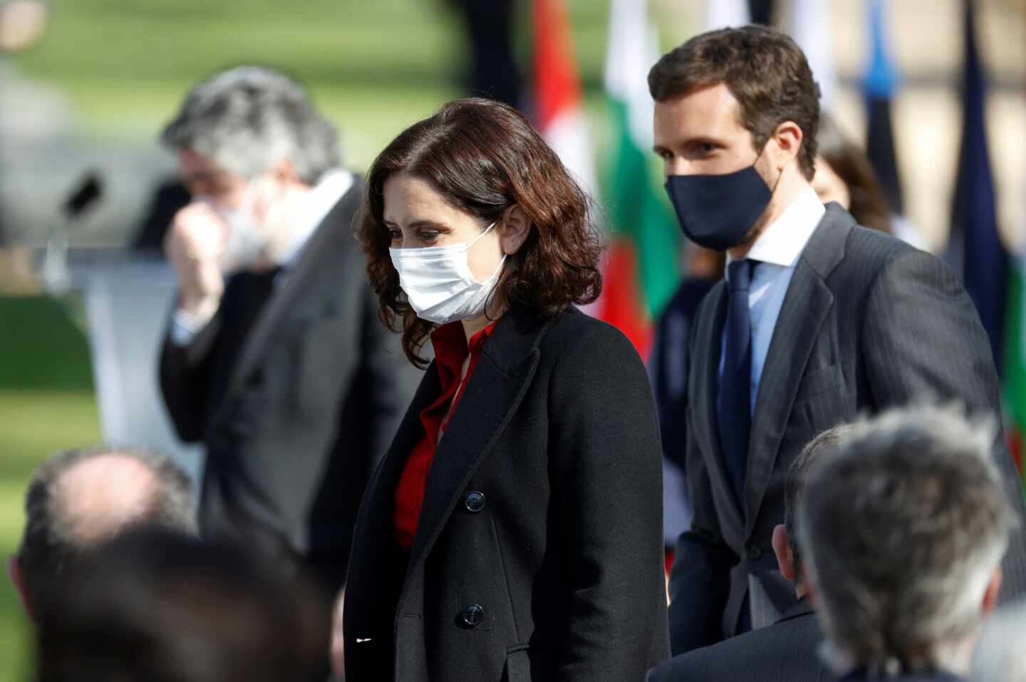 Isabel Díaz Ayuso y Pablo Casado.