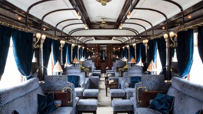 Interior del lujoso Orient Express