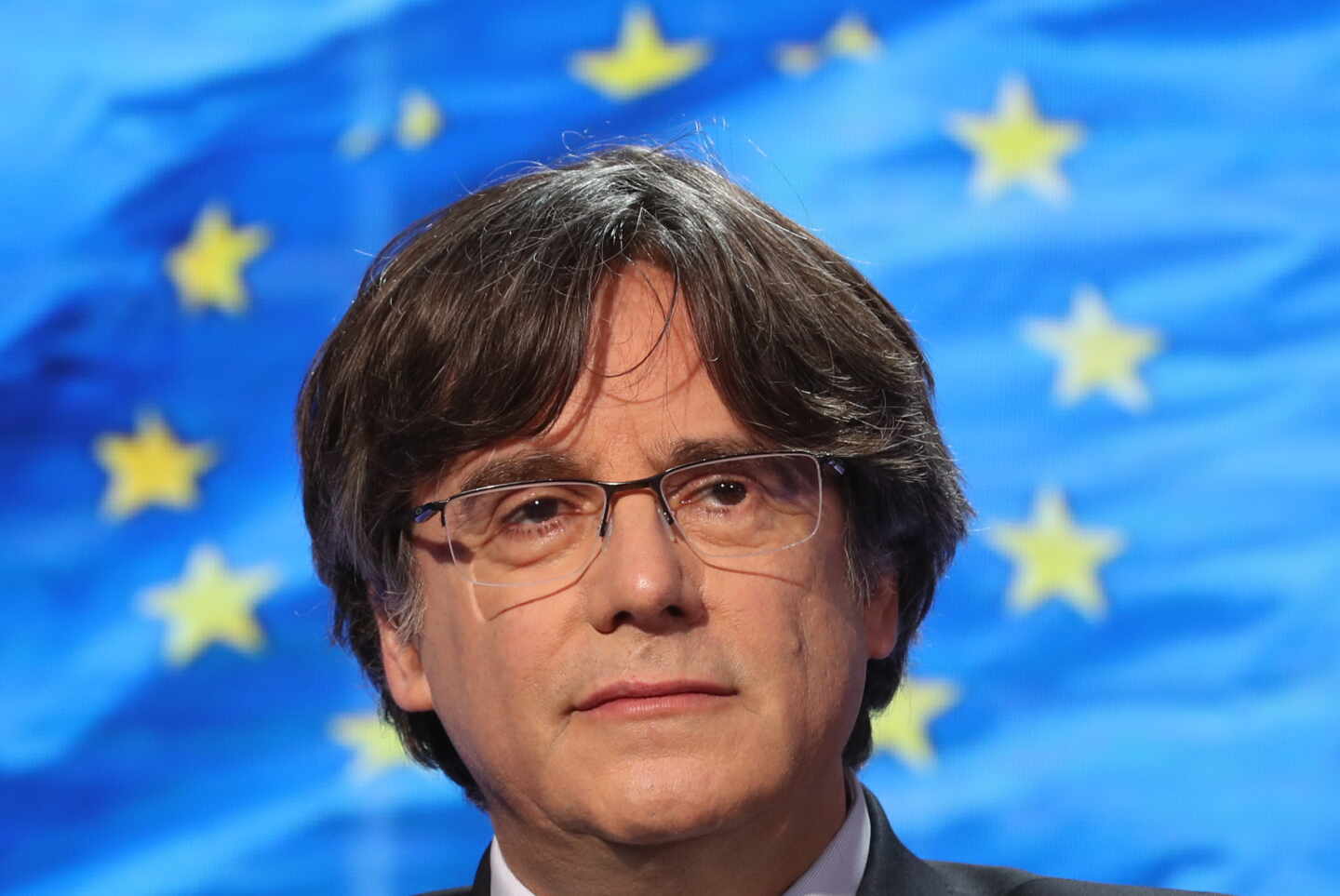 Carles Puigdemont, en el Parlamento europeo.