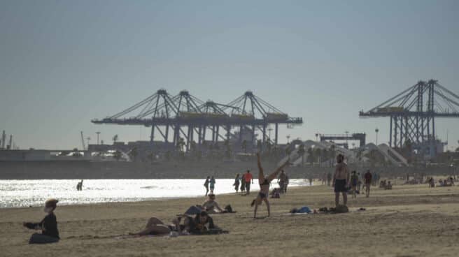 Una playa de Valencia