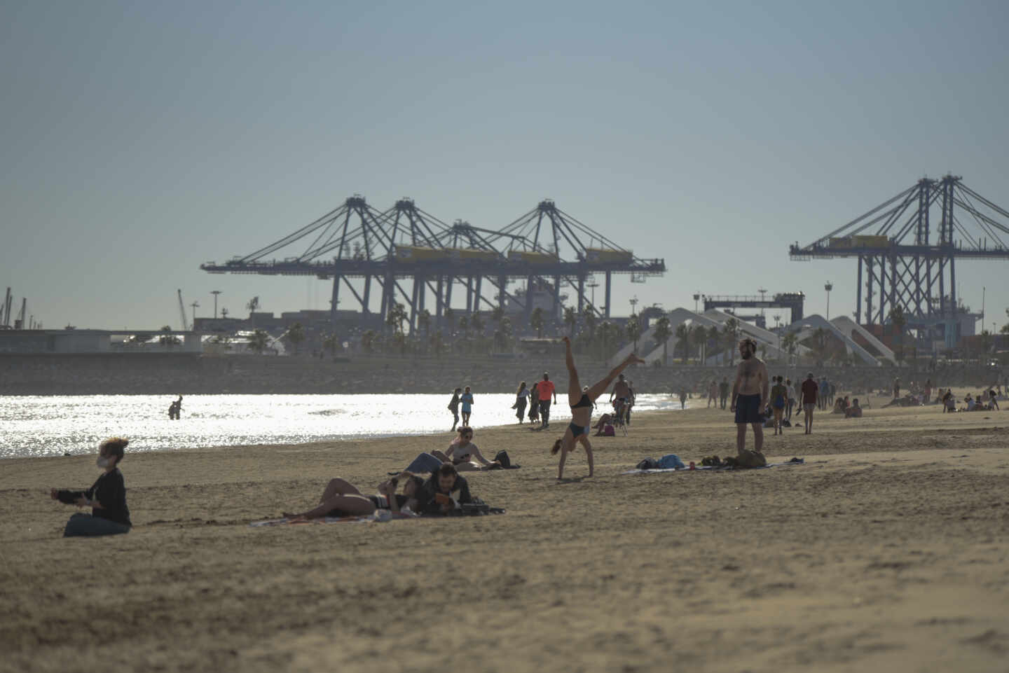 Una playa de Valencia