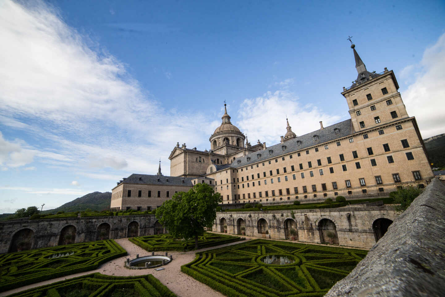 Jardines del Real Monasterio de San Lorenzo de El Escorial (Madrid).