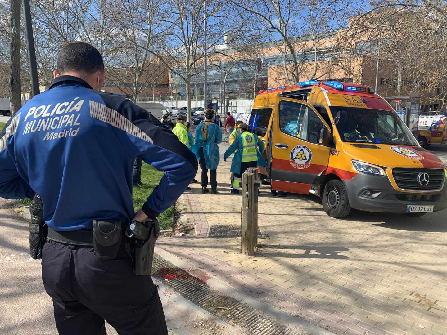 Atropello de una mujer en Madrid.