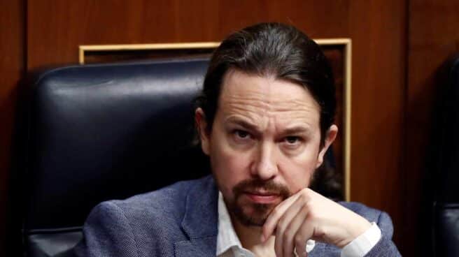 Pablo Iglesias en el Congreso de los Diputados.