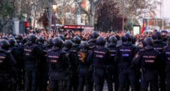 La manifestación a favor de Hasél en Madrid se disuelve tras más de una hora de protestas sin incidentes