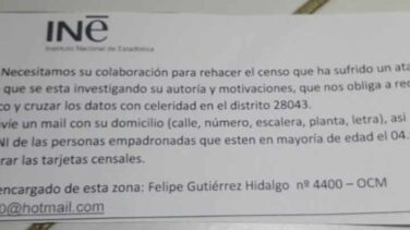 El INE alerta de un intento de fraude que suplanta al Censo Electoral en Madrid