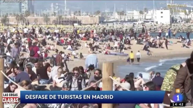 La imagen de 'Las cosas claras' que han criticado Almeida y Ayuso. La imagen de 'Las cosas claras' que han criticado Almeida y Ayuso.