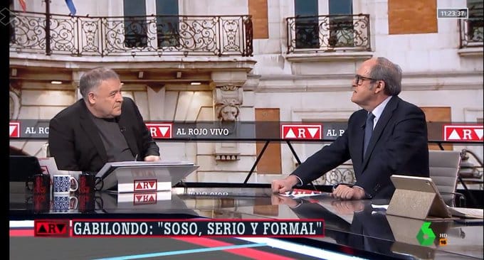 Antonio García Ferreras entrevista a Ángel Gabilondo.