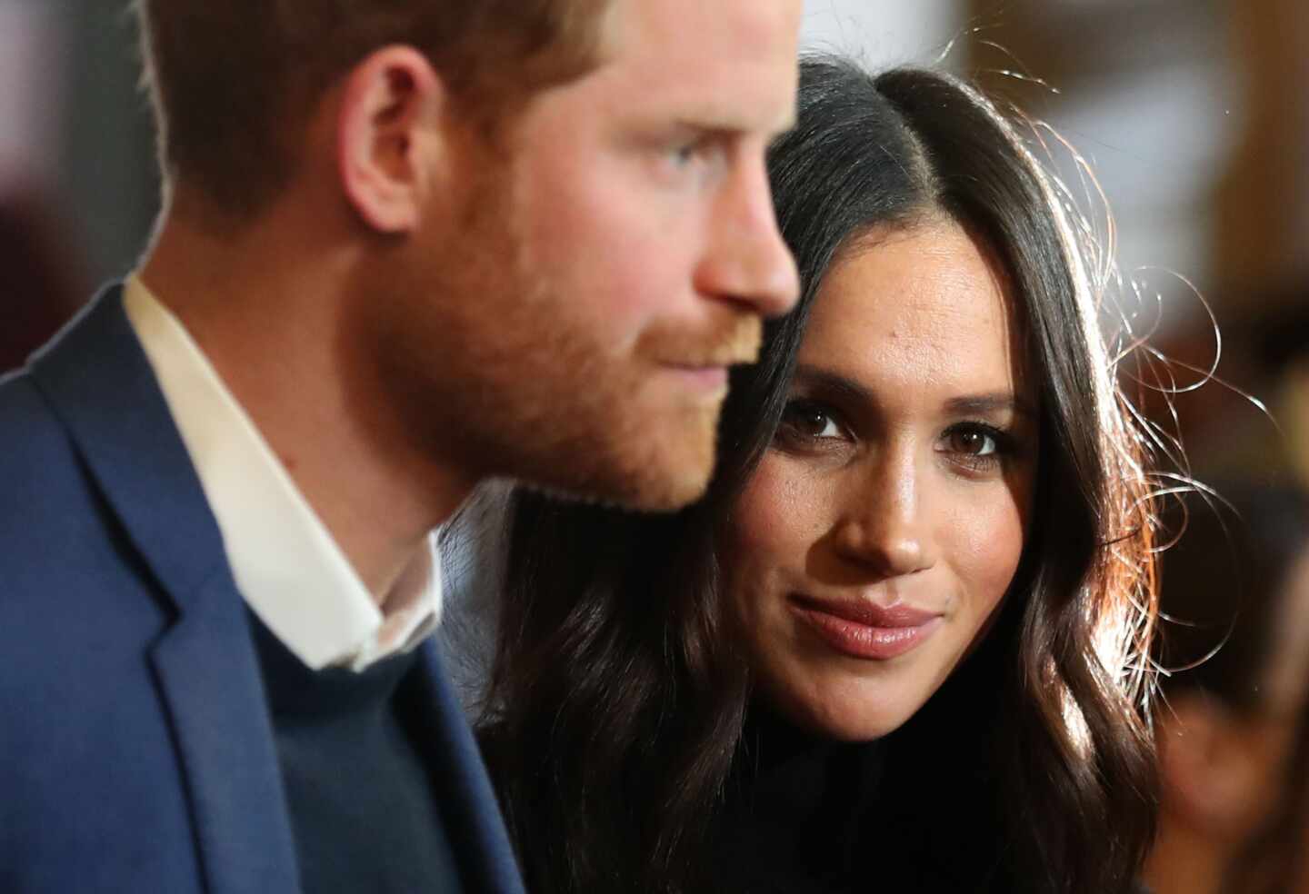 El príncipe Harry y su esposa Meghan Markle