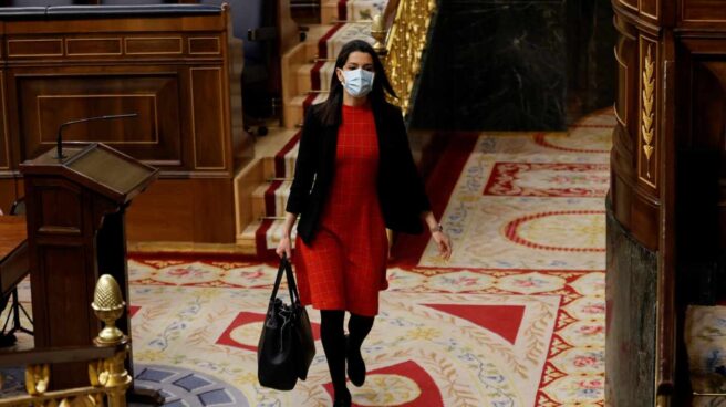 Inés Arrimadas, en el Congreso.