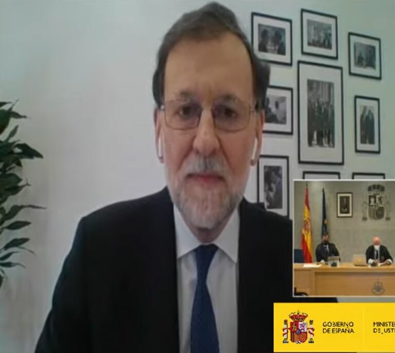 Rajoy, en la Audiencia Nacional: "Es metafísicamente imposible que haya destruido los papeles de Bárcenas"