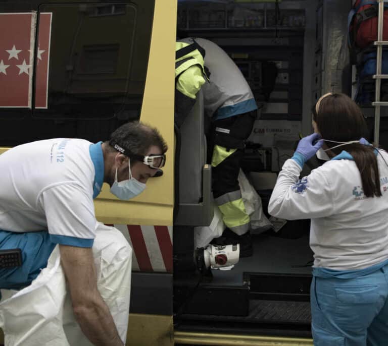 Muere un trabajador al caer desde un cuarto piso en Getafe