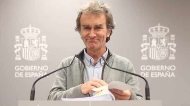 Fernando Simón, durante una rueda de prensa Fernando Simón, durante una rueda de prensa