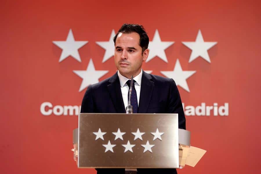 El vicepresidente de la Comunidad de Madrid, Ignacio Aguado.