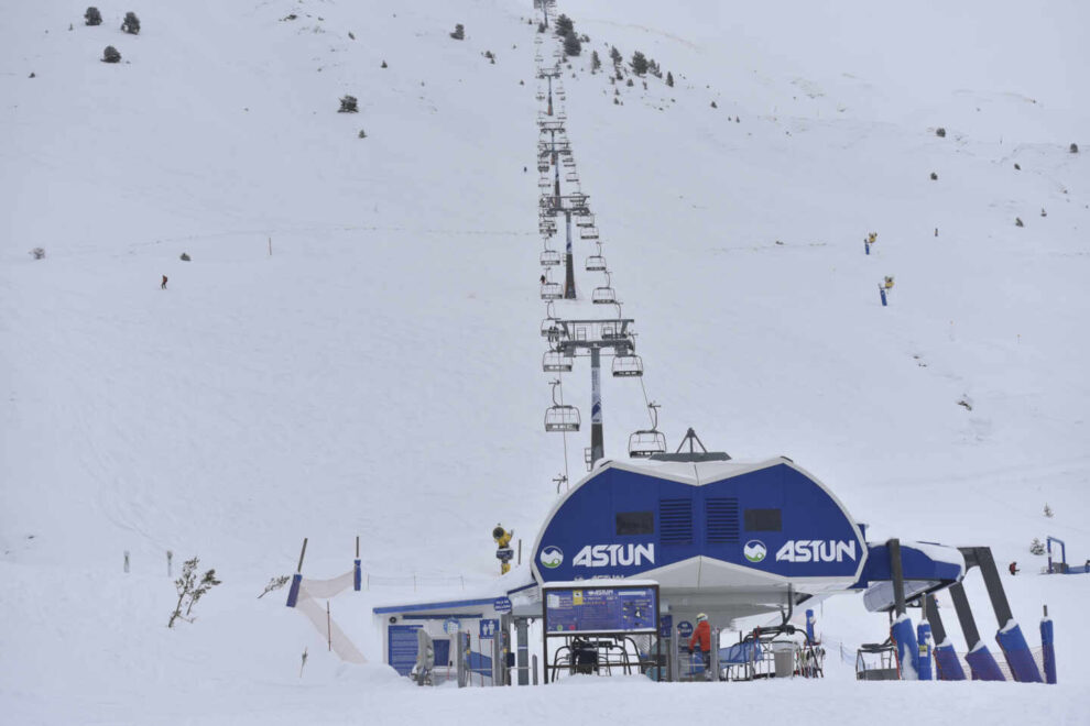 estación de esquí de Astún en el Pirineo aragonés