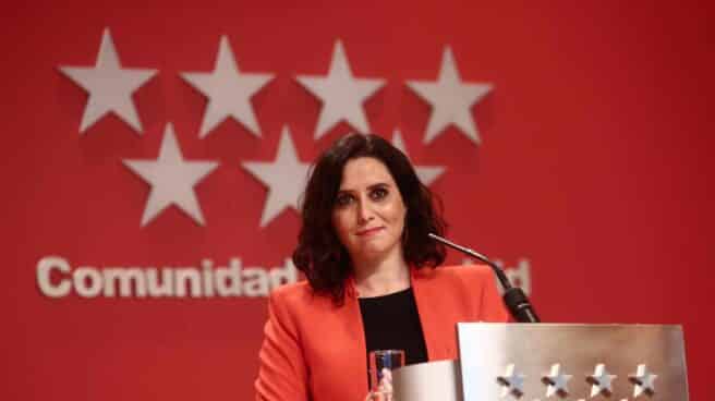 La presidenta de la Comunidad de Madrid, Isabel Díaz Ayuso.