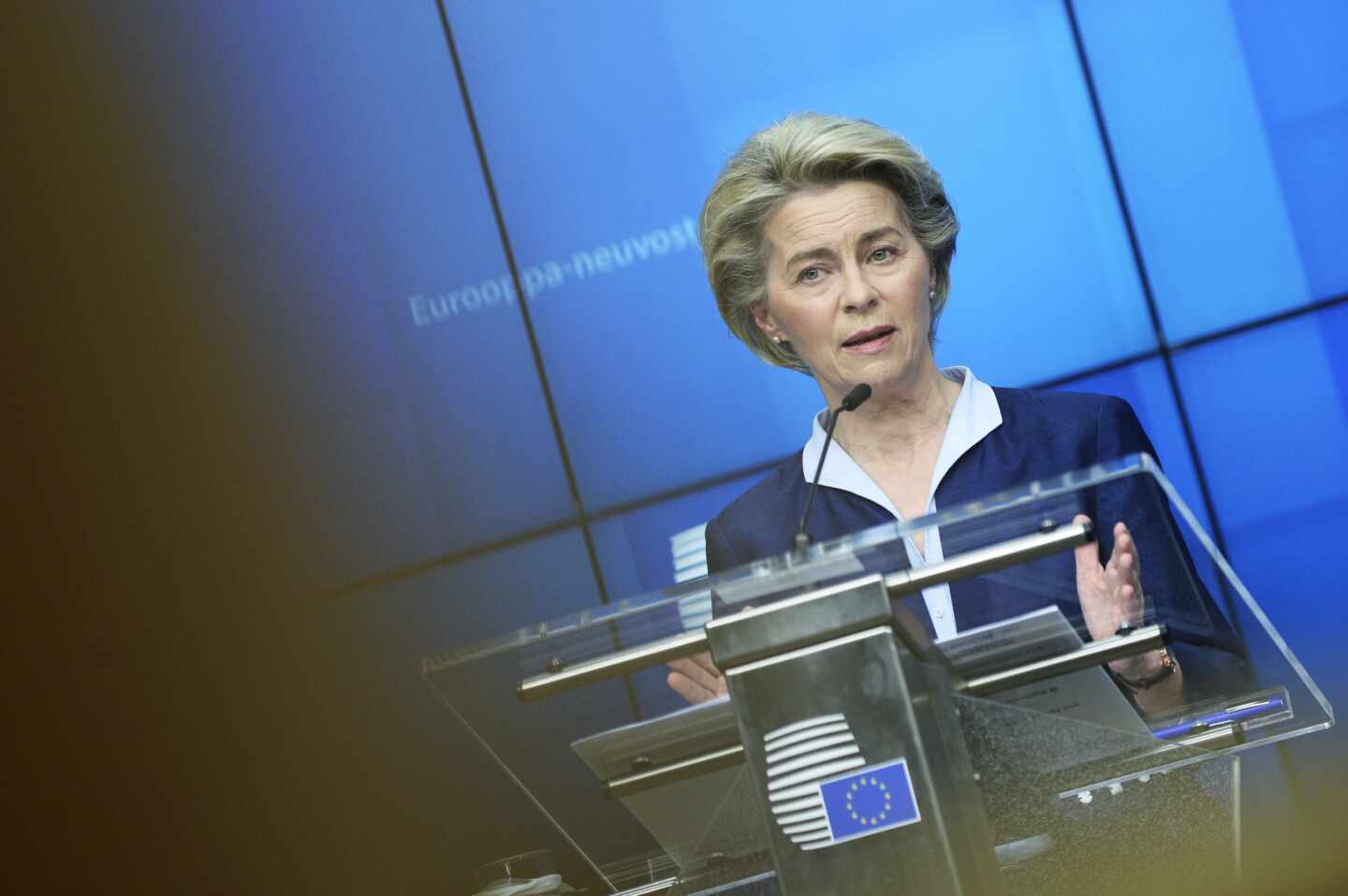 La presidenta de la Comisión Europea, Ursula von der Leyen.