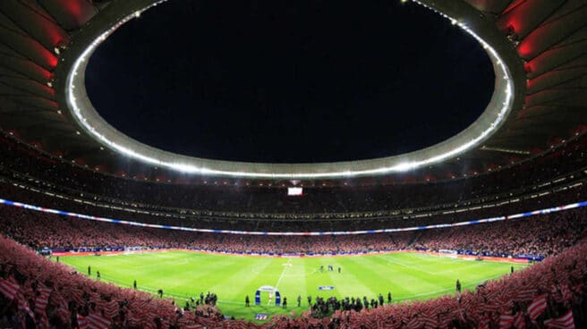 El estadio del Atlético de MadridWanda Metropolitano en uno de sus primeros partidos en la historia