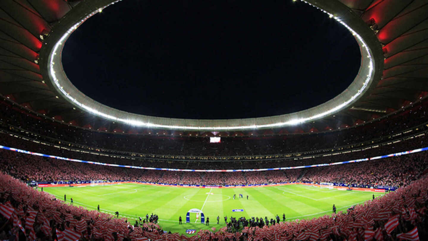 El estadio del Atlético de MadridWanda Metropolitano en uno de sus primeros partidos en la historia