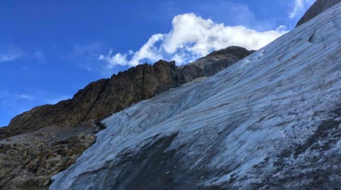 Glaciar pirenaico.