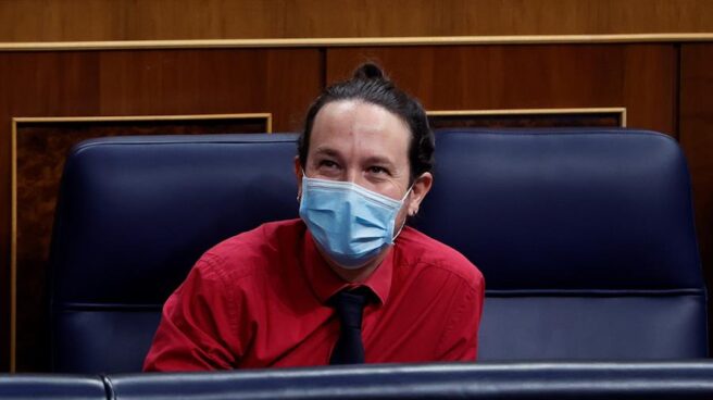 El líder de Unidas Podemos, Pablo Iglesias, en el Congreso. El líder de Unidas Podemos, Pablo Iglesias, en el Congreso.