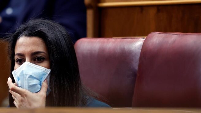 Inés Arrimadas, en el Congreso de los Diputados.