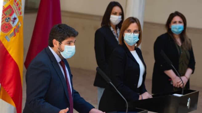 El presidente de la Región de Murcia, Fernando López Miras.