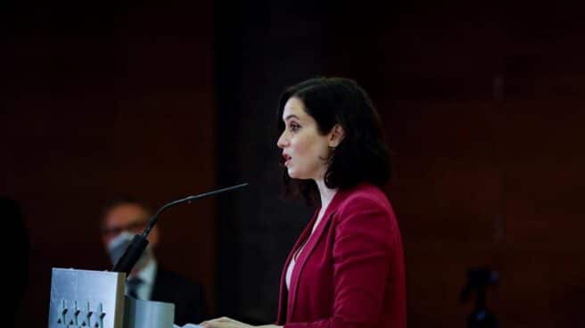 La presidenta de la Comunidad de Madrid, Isabel Díaz Ayuso.