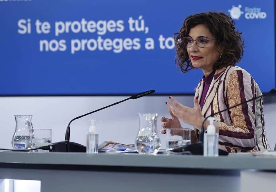 La portavoz del Gobierno, María Jesús Montero.