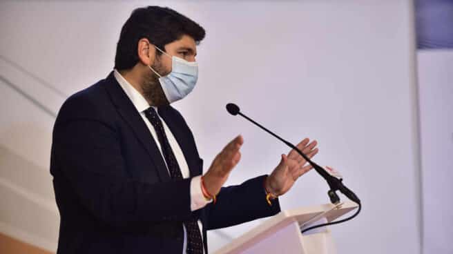 El presidente de la Región de Murcia, Fernando López Miras