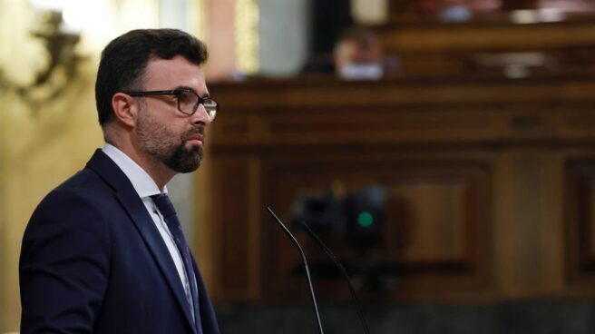 El diputado Pablo Cambronero, en el Congreso.