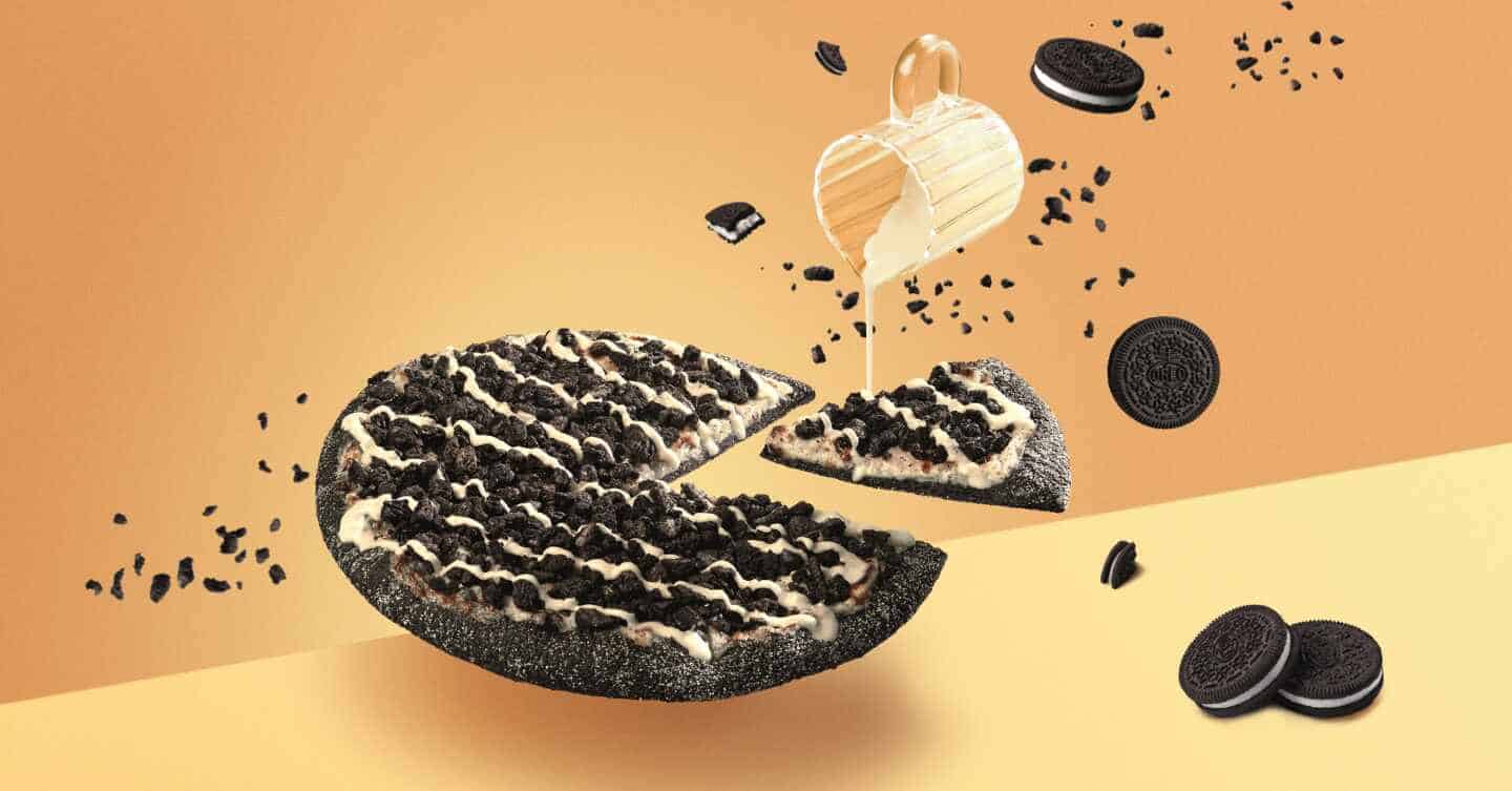 Pizza Oreo, llamada Telepizza Sweet, es el nuevo postre de Telepizza