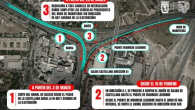 Estas son las zonas afectadas por las nuevas obras en el Nudo Norte de Madrid