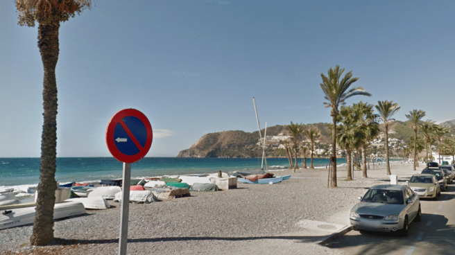 Playa de La Herradura, en Almuñécar.